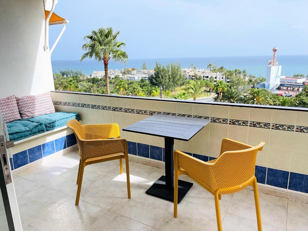 Meerblick Beach-Apartment Monte Rojo San Agustín Eksteriør billede